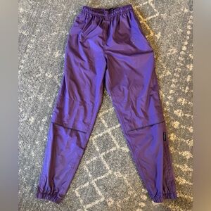 Vintage ASICS Windbreaker Pants purple